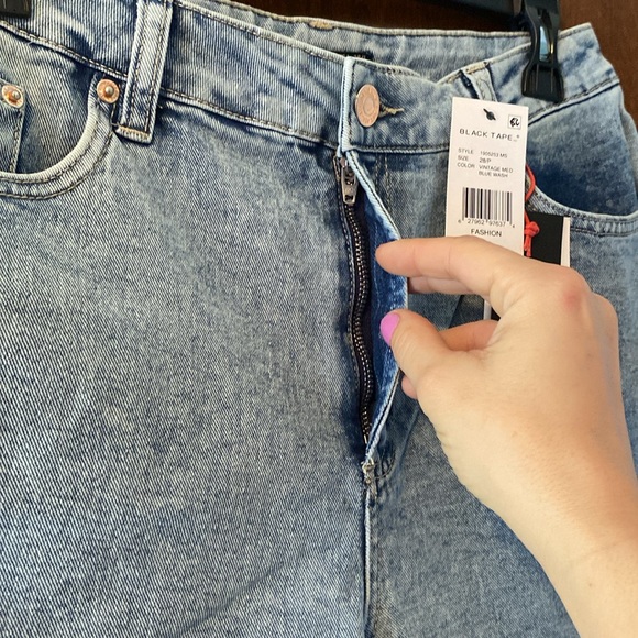 Bran new Black Tape high waisted medium Wash jean shorts with rolled cuff 😍😍😍 - Picture 7 of 8